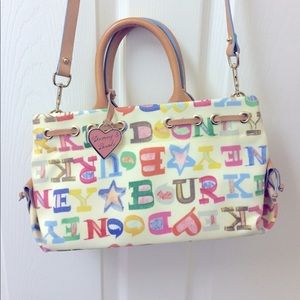 Dooney & Bourke Scribble Bag w/detachable strap